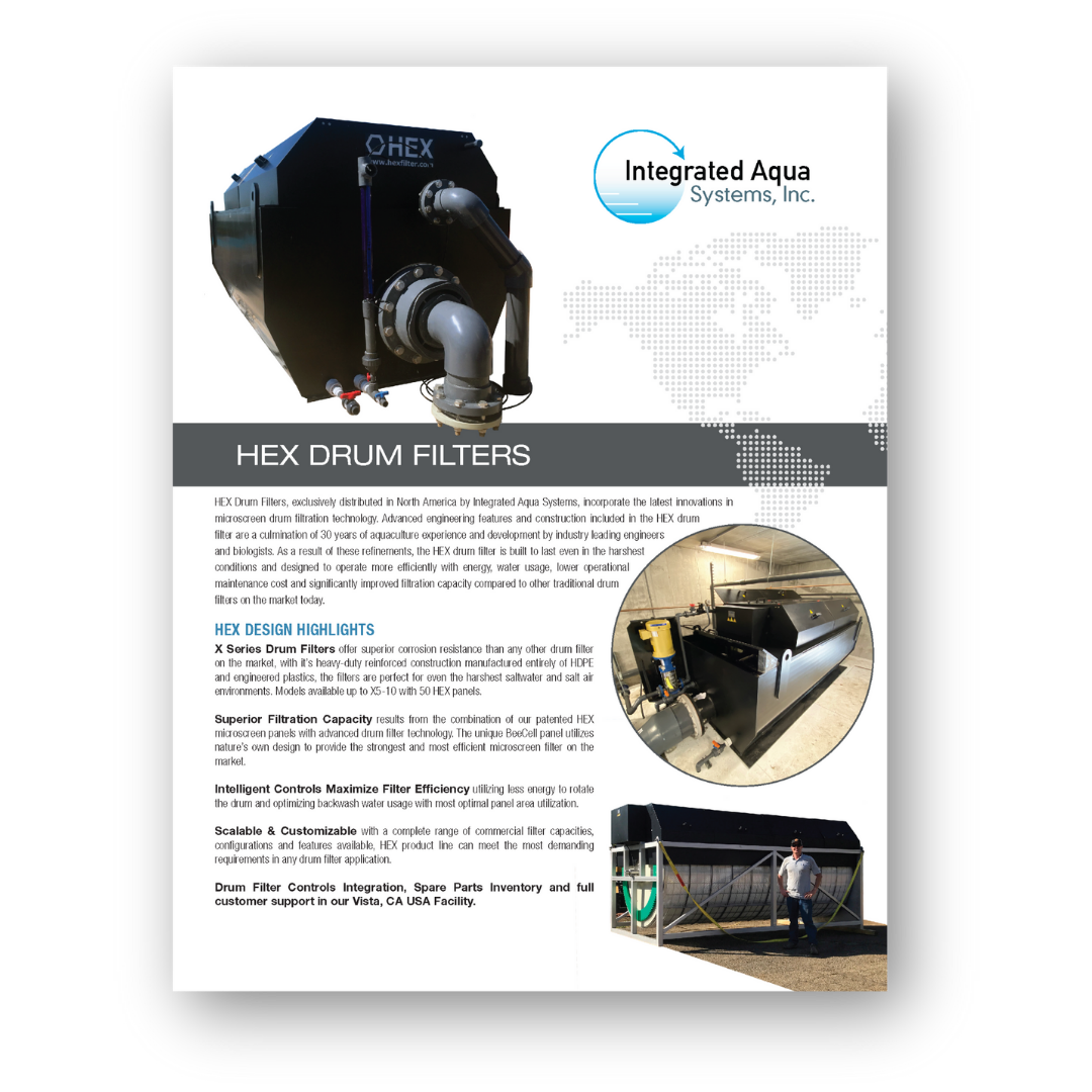 2025 HEX Drum Filter Brochure Cover