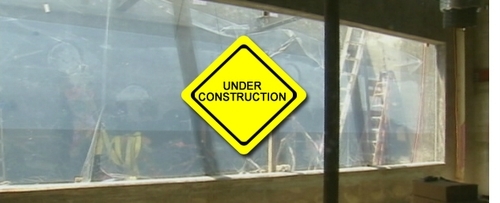 Massive Aquarium Under Construction