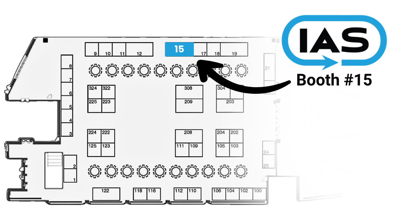 IAS Booth Location at AALSO 2026